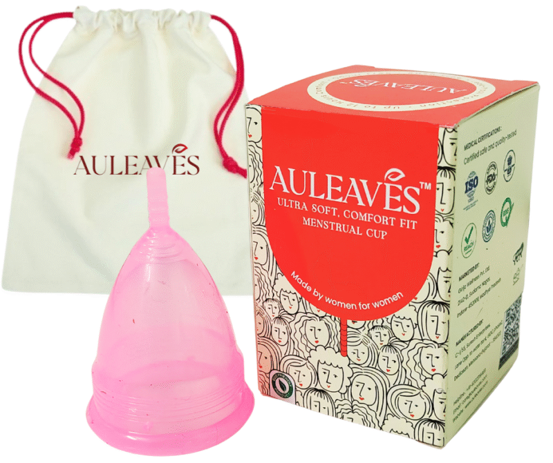 Auleaves ultrasoft mesntrual cup